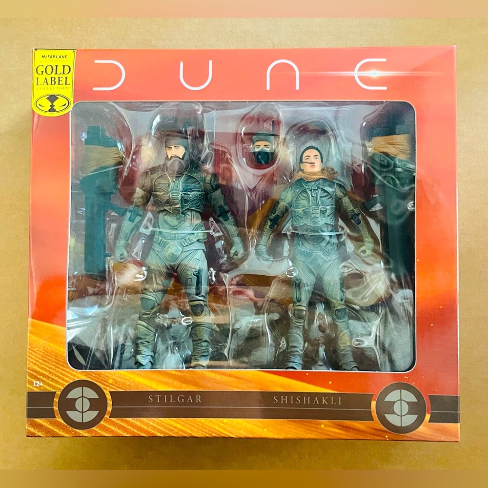McFarlane Toys DUNE 2 - 7 Inch 2-Pack Stilgar & Shishakli - GOLD LABEL - NEW
